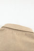 Patchwork Corduroy Buttoned Shirt Jacket